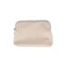 Street Level Leather Clutch: Ivory Print Bags