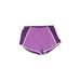 Nike Athletic Shorts: Purple Color Block Activewear - Women's Size Medium