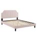 Modway Sienna Upholstered Bed Upholstered in Pink | 53 H x 63.5 W x 87 D in | Wayfair 889654931133