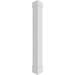 Ekena Millwork Square Non-Tapered Smooth PVC Endura-Craft Column Wrap Kit, Standard Capital & Base, Latex | 84 H x 5.625 W x 5.625 D in | Wayfair