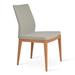 sohoConcept Pasha Solid Back Side Chair Wood/Upholstered in Brown | Wayfair DC1037-90