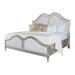 Rosdorf Park Kaleeyah Platform Bed Wood & Upholstered/ in Brown/Gray/White | 64.25 H x 69.5 W x 86.5 D in | Wayfair