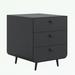 George Oliver Nightstand Metal in Black | 19.69 H x 17.71 W x 15.74 D in | Wayfair 2440950BB5304F02904FDFA496023F05