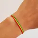 Ensemble de bracelets à cordes Rasta pour hommes fil hippie cadeau rastafare bijoux à cordes