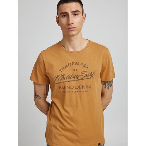 BLEND T-Shirt Herren zitrone, XXL