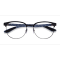 Unisex s round Matte Black Metal Prescription eyeglasses - Eyebuydirect s Ray-Ban RB8422