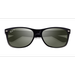 Unisex s wayfarer,wayfarer Shiny Black Plastic Prescription sunglasses - Eyebuydirect s Ray-Ban RB2132