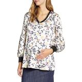 Bishop Sleeve Maternity Blouse