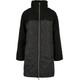 Winterjacke URBAN CLASSICS "Urban Classics Damen Ladies Oversized Sherpa Quilted Coat" Gr. XL, schwarz (black) Damen Jacken Winterjacken