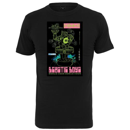 „Kurzarmshirt MISTERTEE „“Herren Beastie Boys Robot Tee““ Gr. M, schwarz (black) Herren Shirts T-Shirts“