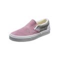 Trainingsschuh VANS "Unisex Vans Ua Classic Slip-On Color Theory Checkerboard Schuh" Gr. 36, bunt (pig suede, sherpa multi color) Schuhe Fitness