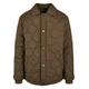 Allwetterjacke URBAN CLASSICS "Urban Classics Herren Quilted Coach Jacket" Gr. S, grün (olive) Herren Jacken Übergangsjacken