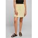 Sommerrock URBAN CLASSICS "Urban Classics Damen Ladies Plisse Mini Skirt" Gr. M, gelb (softyellow) Damen Röcke