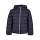 Winterjacke URBAN CLASSICS "Herren Boys Basic Bubble Jacket" Gr. 122/128, blau (navy, white, navy) Jungen Jacken Winterjacken