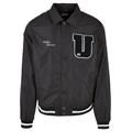 Collegejacke URBAN CLASSICS "Herren Sports College Jacket" Gr. M, schwarz (black) Herren Jacken Übergangsjacken