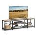 Modern TV Stand for TVs up to 75 Inches, 3-Tier Entertainment Center, Industrial TV Console Table with Open Storage Shelves