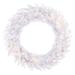 Vickerman 48" Sparkle White Spruce Artificial Christmas Wreath, Pure White LED Lights