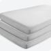 Bare Home Solid Ultra-Soft Crib Fitted Sheet