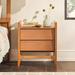 Middlebrook Designs Mid-Century Modern Solid Wood Nightstand