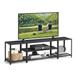 Modern TV Stand for TVs up to 75 Inches, 3-Tier Entertainment Center, Industrial TV Console Table with Open Storage Shelves