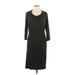 Kenneth Cole New York Casual Dress: Black Dresses - Women's Size Large