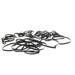 50pcs Cassette Belts Square Cassette Drive Belts Cassette Player Belts for Recorder Repair Maintenance