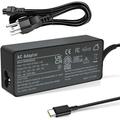 AMSK POWER AC Adapter for ASUS Zenbook 14X OLED UX3404 UX5401 UX5400 Laptop USB-C 100W