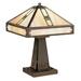 Arroyo Craftsman Pasadena 16 Inch Table Lamp - PTL-11E-WO-BK