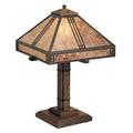 Arroyo Craftsman Prairie 18 Inch Table Lamp - PTL-12-CR-MB