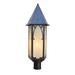 Arroyo Craftsman Saint George 24 Inch Tall 1 Light Outdoor Post Lamp - SGP-10-M-BK