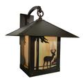 Arroyo Craftsman Timber Ridge 20 Inch Tall 1 Light Outdoor Wall Light - TRB-16TR-AM-BZ