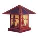 Arroyo Craftsman Timber Ridge 11 Inch Tall 1 Light Outdoor Pier Lamp - TRC-9AR-WO-RC