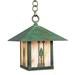 Arroyo Craftsman Timber Ridge 14 Inch Tall 1 Light Outdoor Hanging Lantern - TRH-12MN-WO-BZ