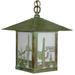 Arroyo Craftsman Timber Ridge 18 Inch Tall 1 Light Outdoor Hanging Lantern - TRH-16AR-AM-RB