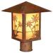 Arroyo Craftsman Timber Ridge 10 Inch Tall 1 Light Outdoor Post Lamp - TRP-9MN-CR-S