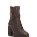 Lucky Brand Natesa High-Heel Bootie - Women's Accessories Shoes Boots Booties in Open Brown/Rust, Size 9
