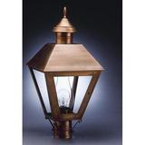 Northeast Lantern Boston 27 Inch Tall 3 Light Outdoor Post Lamp - 1113-DB-LT3-CSG