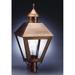 Northeast Lantern Boston 27 Inch Tall 3 Light Outdoor Post Lamp - 1113-VG-LT3-FST
