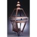 Northeast Lantern Boston 29 Inch Tall Outdoor Wall Light - 1221-AB-CIM-CLR