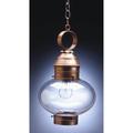 Northeast Lantern Onion 17 Inch Tall Outdoor Hanging Lantern - 2042-DB-MED-OPT