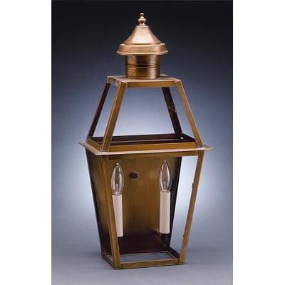 Northeast Lantern Uxbridge 21 Inch Tall 2 Light Outdoor Wall Light - 2241-DB-LT2-CSG