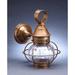 Northeast Lantern Onion 13 Inch Tall Outdoor Wall Light - 2525-AC-MED-OPT-NS