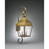 Northeast Lantern Stanfield 27 Inch Tall Outdoor Wall Light - 7638-VG-CIM-CLR