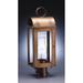 Northeast Lantern Livery 21 Inch Tall Outdoor Post Lamp - 8043-AC-CIM-SMG