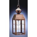 Northeast Lantern Woodcliffe 17 Inch Tall Outdoor Hanging Lantern - 8332-AB-MED-SMG