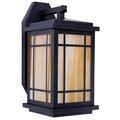 Arroyo Craftsman Avenue 12 Inch Tall 1 Light Outdoor Wall Light - AVB-6-WO-BK