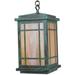 Arroyo Craftsman Avenue 15 Inch Tall 1 Light Outdoor Hanging Lantern - AVH-8-GW-RC