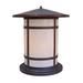 Arroyo Craftsman Berkeley 19 Inch Tall 1 Light Outdoor Pier Lamp - BC-17L-TN-BK