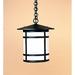 Arroyo Craftsman Berkeley 13 Inch Tall 1 Light Outdoor Hanging Lantern - BH-11L-CR-BK