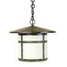 Arroyo Craftsman Berkeley 15 Inch Tall 1 Light Outdoor Hanging Lantern - BH-17-AM-RB